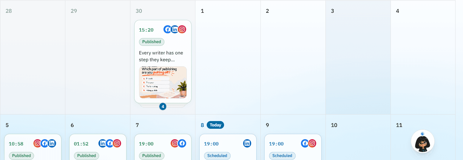 Publish — OmniChan product interface