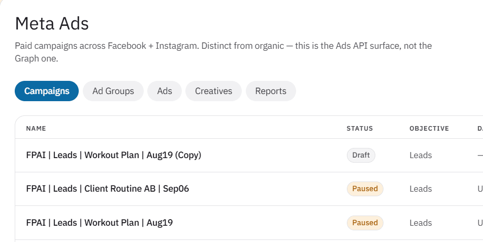 Advertise — OmniChan product interface